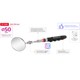 Зеркало телескопическое инспекционное ?50 мм, 240-700 мм INTERTOOL ET-1019 - изображение 7