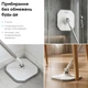 Набор для уборки RZTK Spin Mop 2 (швабра и ведро с отжимом) + 1 дополнительная сменная насадка - изображение 13