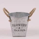 Кашпо металлическое Flowers & Garden 13 см - изображение 2
