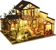 Конструктор-румбокс с LED-подсветкой кукольный японский дом с садом DIY House DM-1210 Multicolored - изображение 1