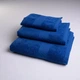 Набор махровых полотенец c Бордюром 3шт GM Textile 40х70см, 50х90см, 70х140см 400г/м2 (Синий) - изображение 1