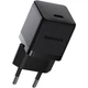 Мережевий зарядний пристрій Baseus Palm Fast Charger 20W + Cable USB-C to Lightning 20W 1m Black (E0116401) [168065] - зображення 1