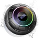 УЦІНКА Водонепроникна Bluetooth колонка Hupoaf S5 IPX7 для душу пляжу кемпінгу подорожей з підсвіткою та дисплеєм часу (SKU-033) - изображение 1