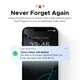 Смарт трекер UGREEN Smart Finder Black CM816 для пошуку речей Apple Find My розумний брелок набір з 4 шт (SKU-029) - изображение 3