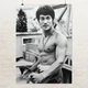 Постер Брюс Лі, Bruce Lee, культове ретрофото, A3 42×30 см (id1605) - зображення 1