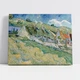 Интерьерная картина Хижины, Винсент ван Гог, Vincent van Gogh, Thatched Cottages, интерьерный декор, 30×40 см (id6662) - изображение 1