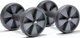 Ролики для пресса Adidas Core Rollers черные унисекс для тренировок кор-роллинг и фитнеса - изображение 1