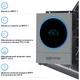 Система зберігання енергії Solarverse SV-1SV6K1-LES5.1K1 6kW 5.1kWh 1BAT LiFePO4 6000 циклів (SV-1SV6K1-LES5.1K1) - зображення 4