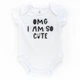 Боді-човник для малюків з принтом SO CUTE Dexter`s 68 Білий (104212-68-sm) - изображение 1