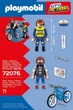 Zestaw zabawek Playmobil City Action Kradzież roweru 11 elementów 72076 (4008789720764) - obraz 7