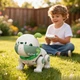 Интерактивный Робопес Спайк WToys озвучен по-украински, запись голоса, ходит по всем направлениям, танцует, сенсорный, мелодии, пульт Green (68068) - изображение 2