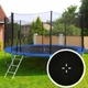 Мата для батута Springos 366-374 см міцна мати для стрибання 366 см 12ft 72 пружини стійкий батут - изображение 9