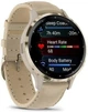 Смарт-годинник Смарт-часы Garmin Venu 3S Soft Gold S. Steel Bezel w. French Gray Case and Leather Band (010-02785-55) Refurbished - изображение 3