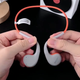 Наушники с костной проводимостью Lenovo Thinkplus X7 Bluetooth, спортивная гарнитура для бега, открытое ухо, встроенный микрофон, Gray + Подарок Кабель быстрой зарядки - изображение 4