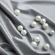 Тканина трикотаж SILKY 160 г/м2 ширина 175 см преміальна блискуча тканина для легінсів і топів сіра м.п. - зображення 4