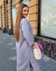 Плаття-сорочка жіноче з льону-жатки максі вільного крою на ґудзиках із бічними розрізами G&M k-130983 54-56 Розмір колір сірий - зображення 4