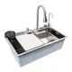 Кухонна мийка багатофункціональна Zerix ZH7546-SET-07 Decor SS Color з вбудованим змішувачем з нерж. сталі - зображення 2
