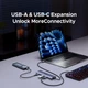 USB-хаб Ugreen CM511 5-in-1 USB-C to DisplayPort+3xUSB-A 3.0+USB-C 3.0 + USB-C PD 3.0 100W Power Port Gray (UGR-75642) - изображение 10