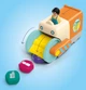 Klocki Playmobil Junior śmieciarka do sortowania odpadów 5 elementów (71774) (4008789717740) - obraz 6