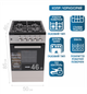 Плита газова Prime Technics PSG 54002 B - изображение 3