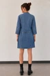 Платье женское полубатальное джинсовое синего цвета Fashion размер 46-48 (216246) - изображение 3