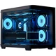 Корпус для ПК AeroCool P300C-G-BK-v1 Mini-Tower без БЖ MicroATX/Mini-ITX ARGB Black (ACCS-PN02033.11) - зображення 2