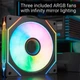 Корпус для ПК AeroCool P300C-G-BK-v1 Mini-Tower без БЖ MicroATX/Mini-ITX ARGB Black (ACCS-PN02033.11) - зображення 7
