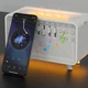 Аромадиффузор увлажнитель воздуха «Ретро-радио» с Bluetooth динамиком и белым шумом (8 звуков природы), Настольный смарт-ночник - изображение 4