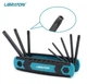 Набір складних ключів-зірочок Libraton Security Torx 8-в-1 T9–T40 складаний, CR-V сталь - зображення 2