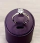 Срібна каблучка з муасанітом 1,0 ct. 6,5 мм 18 розмір, Сертифікат (219683008) - зображення 5