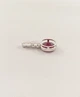 Серебряная подвеска с рубином и цирконием P600/м-ру - изображение 10