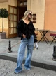 Блуза в стилі бохо чорного кольору L-XXL - зображення 4