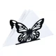 Серветниця Butterfly металева — настільний органайзер для серветок і столових приборів Black - изображение 2