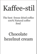 Кофе сублимированный (растворимый) Kaffee-stil «Шоколадно-ореховый крем» 100 г - изображение 2