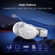 Беспроводные игровые наушники MCHOSE V9 Pro White / Bluetooth и 2.4G для ПК, PS, Switch, телефона - изображение 8
