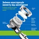 Ручна лійка для душу з кнопкою стоп - зображення 2