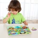 Дитячий дерев'яний розвиваючий іграшковий пазл-сортер Tooky Toy Монтессорі, Транспорт ( HP029) для малят від 18 місяців - зображення 4