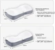 Подушка Aeromax UPDATE Memory foam Ортопедична з ефектом пам'яті 58х10 см White - зображення 4