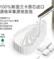 Подушка JD Original Sri Lanka натуральный латекс ортопедическая волнистая 39x8x10 см White - изображение 7