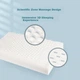 Подушка JD Light Oxygen Series натуральный ортопедический латекс 60x35 см White - изображение 6