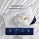 Подушка Canasin Hilton Hotel Микроволокно 48x74 см стеганая White - изображение 6