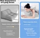 Подушка YUZHAOLIN Memory foam ортопедична анатомічна багатофункціональна 1 шт Gray - зображення 5