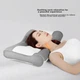 Подушка Mercury Home Textile Herbal Гречане лушпиння з насінням касії Ергономічна Анатомічна 60х40х8/11 см 2 шт Gray - зображення 5