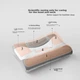 Подушка Mercury Home Textile Herbal Гречане лушпиння з насінням касії Ергономічна Анатомічна 60х40х8/11 см 2 шт Gray - зображення 8