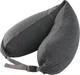 Подушка для шеи MUJI U-Shape Микроволокно дорожное с капюшоном Dark Gray - изображение 1