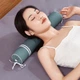 Подушка Shuguoyu Quanjingzi Ортопедична з наповнювачем з насіння касії 50х8 см Dark Green - зображення 4