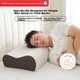 Подушка NOYOKE ортопедическая Memory foam с эффектом памяти для шейного отдела хребта для сна на боку 60х40х12-14 см Gray - изображение 5