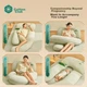 Подушка для вагітних Cotton Center U-Shape Dream Comfort бавовна 175×68×20 см Pink - зображення 8