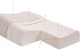 Подушка 8H Z2 Wave латексная анатомическая 60х40х10/12 см White (8H Z2 Wave Latex Pillow) - изображение 3