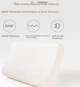 Подушка 8H H1 Pro Memory foam ортопедична з пам'яттю 57х35х11/9 см Gray (H1 Pro) - зображення 8